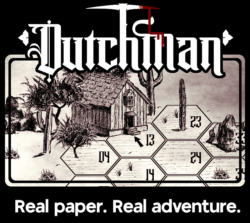 Dutchman logo and game screenshot